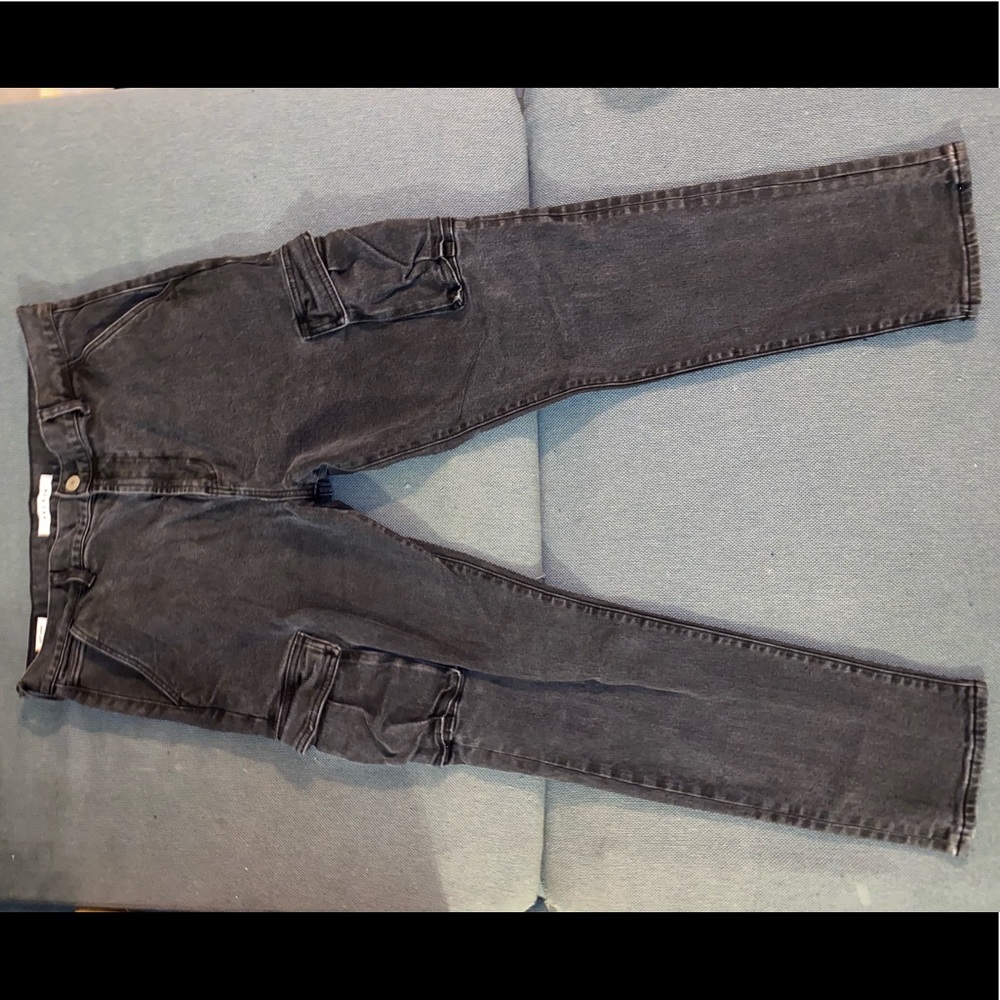 PacSun cargo pocket slim taper denim size 34/32